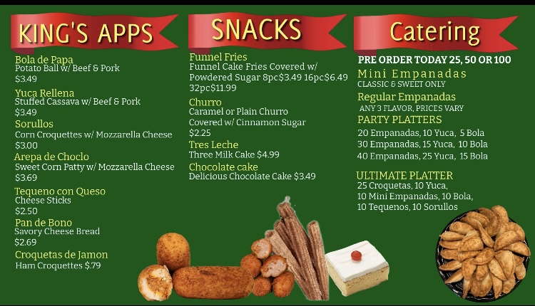 Empanada King Menu - Image 3